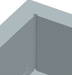 Corner Drill Hole
