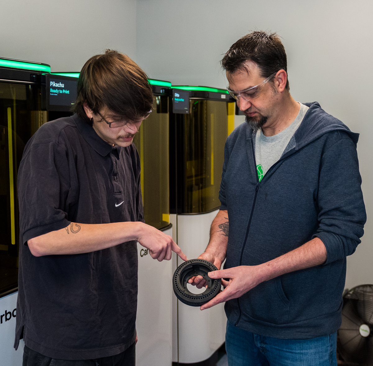 Engineer and 3D Technician review prototype_EDIT-1-1 Engineer and 3D Technician review prototype_EDIT-1-1