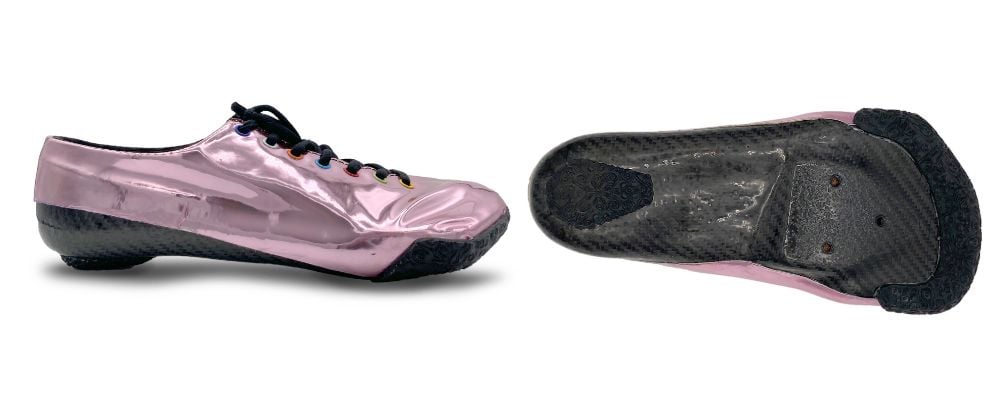 3D printing in shoe manufacturing applied here to a custom cycling shoe