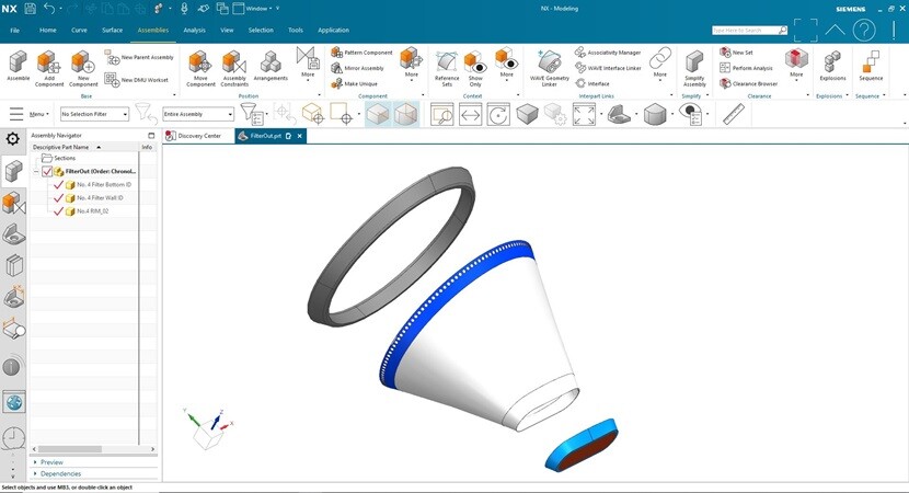 NX CAD Coffe Filter