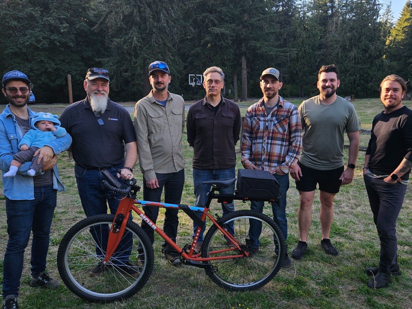 Team Moab with the Bike