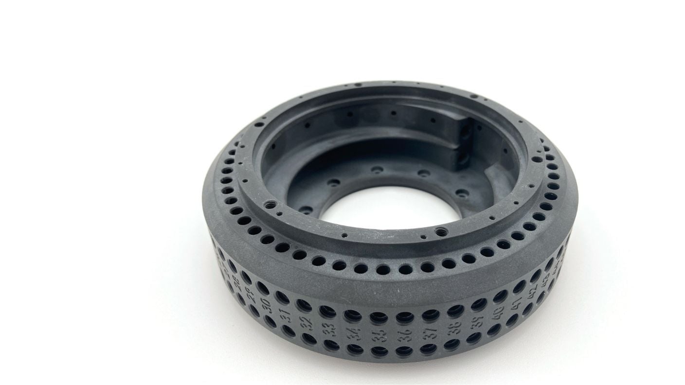 Carbon 3D printed and machined Toroid Ring