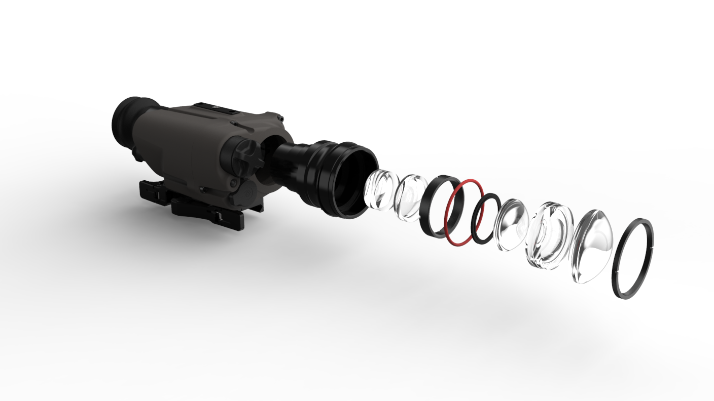 thermal camera filter placement